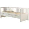Image de Lit Capitaine Enfant & 3 Tiroirs "fritz" 90x200cm Blanc