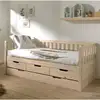 Image de Pack - Lit Capitaine Enfant & Tiroir De Lit "fritz" 90x200cm Naturel