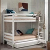 Image de Pack - Lit Superposé Enfant & Tiroir "pino" 161cm Blanc