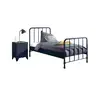 Image de Pack - Lit & Table De Chevet "bronxx" 90x200cm Bleu