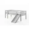 Image de Lit mi-hauteur pino + toboggan PIMS9014