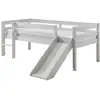 Image de Pack - Lit Enfant Surélevé & Etagère "pino Ii" Blanc