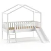 Image de Lit cabane 90x200 DALLAS blanc
