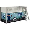 Image de Lit Enfant Tente "scott Police" 90x200cm Blanc