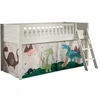 Image de Lit Enfant Tente "scott Dino" 90x200cm Blanc