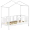 Image de Lit Cabane Enfant "dallas" 70x140cm Blanc