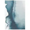 Image de Tapis de salon tissé plat Lagoon - Meditation Collection - Inkjet - 240 x 340 cm - Design inspiré des taches dencre teintes