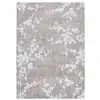 Image de Tapis de salon tissé plat - sakura collection - morning mist - 140 x 200 cm - design élegant de cerisiers en fleurs, inspiré du printemps 2575-03-03-00