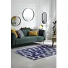 Image de Tapis - Collection Ikat Beneffito - Ultramarine - Tapis D'intérieur Moderne Et Doux - Rectangulaire - 200 X 280 Cm