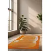 Image de Tapis - Collection Poum Poum Beneffito - Orange Cocktail - Tapis dintérieur moderne et doux - Rectangulaire - 170 x 240 cm