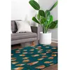 Image de Tapis - Collection Leo Beneffito - Storm Blue - Tapis dintérieur moderne et doux - Rectangulaire - 80 x 150 cm