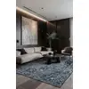 Image de Tapis - Collection Heris Beneffito - Deep Blue - Tapis À Motifs, Finition Artisanale, Tissage En Belgique - Tapis