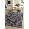 Image de Tapis - Collection Rondo Beneffito - Charcoal - Tapis À Motifs, Finition Artisanale, Tissage En Belgique - Tapis