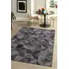Image de Tapis - Collection Rondo Beneffito - Charcoal - Tapis À Motifs, Finition Artisanale, Tissage En Belgique - Tapis