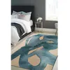 Image de Tapis - BENEFFITO - SWING - Bleu - 140x200cm - Polyester recyclé