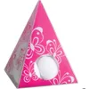 Image de Ballotin Pyramide plexi transparente Fuchsia