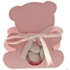 Image de Ballotin OURSON avec plexi Rose clair