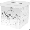 Image de Tirelire Happy blanche