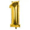 Image de Ballon mylar 86cm CHIFFRE 1 OR