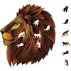 Image de Eureka 2d Rainbopuzzle En Bois Lion - 121 Pièces