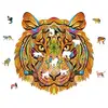 Image de Eureka 2d Rainbowooden Tiger Jigsaw Puzzle En Bois - 138 Pièces