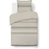 Image de Parure Housse De Couette - - Anthony - 140 X 200 Cm - 1 Taie Assortie 65 X 65 Cm - Beige - 100% Coton
