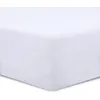 Image de Vision - Drap housse Blanc - 200x200cm - 100% coton