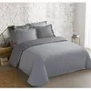 Image de VISION - Bicolore - Housse de couette Réversible 240x220cm avec 2 taies 65x65cm -Gris/gris perle - 100% coton
