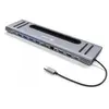 Image de XtremeMac XWH-CDH-13 - station d'accueil - USB-C - VGA, HDMI, DP - 1GbE