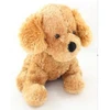 Image de Peluche Chien Brun Assis 22 Cm