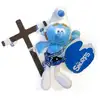 Image de Marionnette En Peluche A Fil : Schtroumpf Ecossais 23 Cm - Schtroumpf
