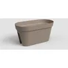 Image de ARTEVASI Jardinière pour balcon CAPRI -Gris taupe - 30 x 60 x H 30 cm - 268L