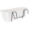 Image de ARTEVASI Kit Jardinière VENEZIA avec réserve deau - Blanc - 10L - 49 x 195 x 166 cm