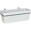 Image de Artevasi - Kit Balcon Jardiniere Capri Re 50cm V2 Blanc 50,2 X 28,5 X H20 Cm - 1,45l