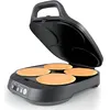 Image de Crêpière ou machine à pancakes Flama 4906FL 2000W 4 cavités surface antiadhésive affichage de commande numérique