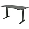 Image de Bureau électrique réglable - Noir / Anthracite - 160 x 80 cm - Moteur double - Ergonomique - Design contemporain