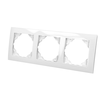 Image de Plaque de finition blanche triple Efapel Logus 90 90930 TBR