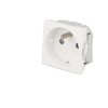 Image de Prise de courant 16A 2P+T automatique Efapel Quadra & Latina (45x45) 45476S