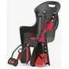 Image de Siège porte-bébés Polisport Boodie QST arrière pour montage sur cadre noir rouge