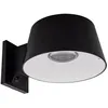 Image de Applique murale LED solaire Noire 5.26W 1000 Lumen Eclairage LED Détecteur infrarouge Angle 120° IP54 ASLO