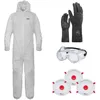 Image de Kit de Protection Jardin Phytosanitaire EPI Combinaison Taille XL Lunettes et Gants de Protection Agriculture VITO
