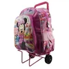 Image de Sac à roulettes Minnie Traveler rose 40 CM HAUT DE GAMME - Cartable