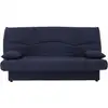 Image de Canapé Convertible Clic Clac 3 Places - Tissu Bleu Foncé - L 190 X P 92 Cm - Dream - Style Contemporain