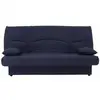 Image de Dream banquette clic clac 3 places - tissu bleu foncé - slyle contemporain - l 190 x p 92 cm DREAMBLEUF