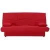 Image de Dream banquette clic clac 3 places - tissu rouge - slyle contemporain - l 190 x p 92 cm DREAMROUGE