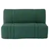 Image de Banquette bz dream - tissu 100% coton vert forêt - couchage 140x190 cm - confort moelleux