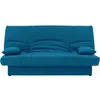Image de Canapé Convertible Clic Clac 3 Places - Tissu Bleu Canard - L 190 X P 92 Cm - Style Contemporain