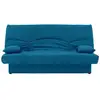 Image de Dream banquette clic clac 3 places - tissu bleu canard - slyle contemporain - l 190 x p92 cm DREAMBLEUC