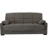 Image de Canapé Clic Clac 3 Places - Taupe - Matelas 17 Cm - L223 X P96 X H 103 Cm - Megan