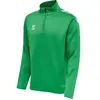 Image de Veste de survêtement semi-zippée Hummel Core XK Poly Vert 211479-6235